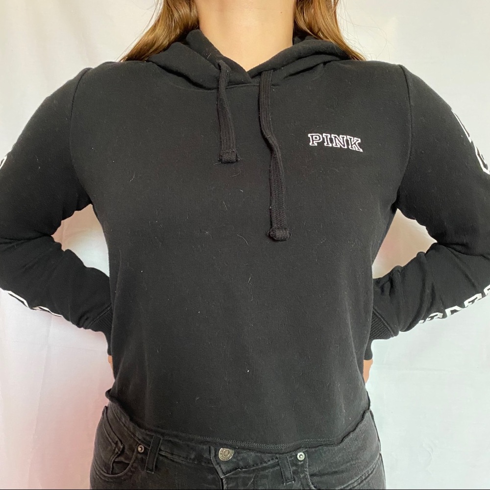PINK Victoria’s Secret Cropped Hoodie Pullover
